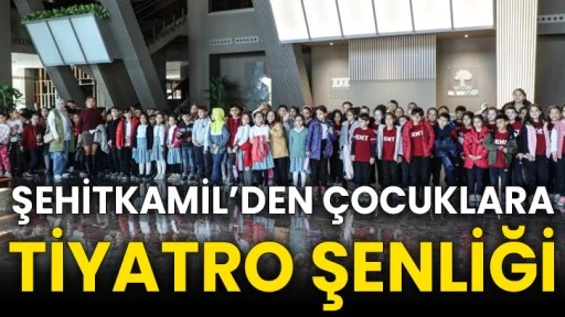 Şehitkamil’den çocuklara tiyatro şenliği