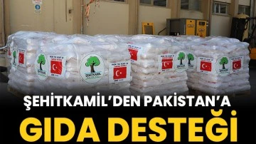 Şehitkamil’den Pakistan’a gıda desteği