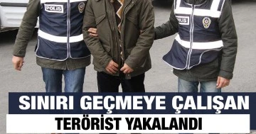 Sınırı geçmeye çalışan terörist yakalandı