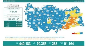 Son 24 saatte korona virüsten 263 kişi hayatını kaybetti