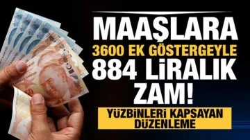 Son dakika... 3600 ek göstergede emekli öğretmenlere 884 liralık zam!