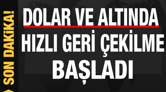 Son dakika haberi: Dolarda geri çekilme başladı! Altında ani düşüş