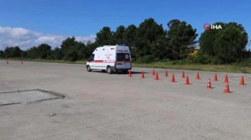 Son dakika haberleri: Ambulans şoförlerine sürüş teknikleri eğitimi