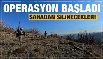 Son dakika: Operasyon resmen başladı! Sahadan silinecekler