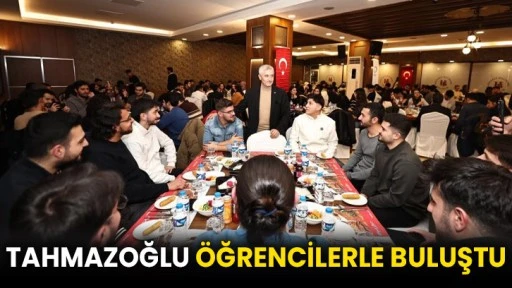 Tahmazoğlu öğrencilerle buluştu