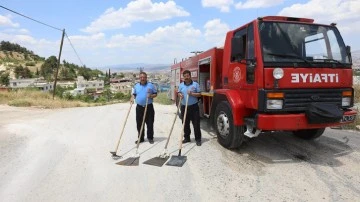 Tarım arazilerinde itfaiye nöbeti