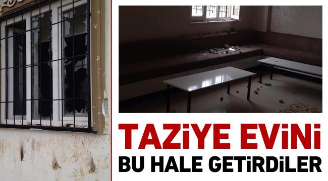 Taziye evini bu hale getirdiler