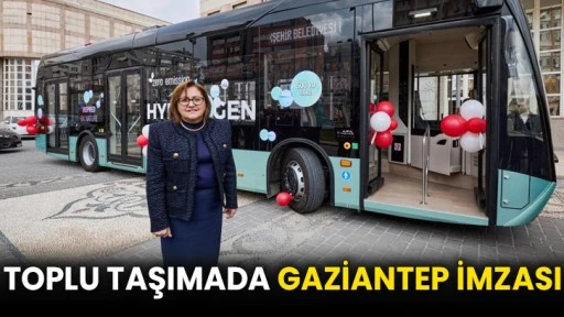 Toplu taşımada Gaziantep imzası