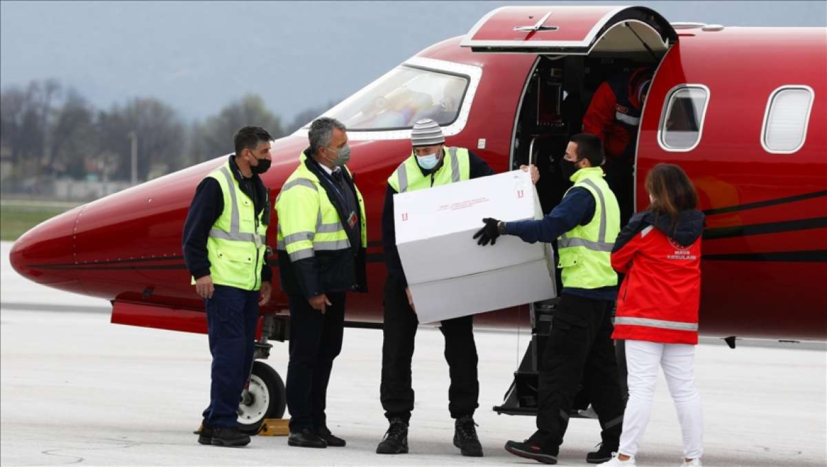 Türkiye'nin hibe ettiği 10 bin doz Kovid-19 aşısı Bosna Hersek'e ulaştı