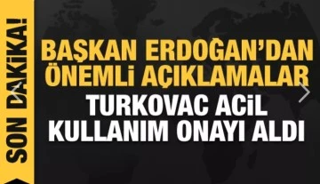 TURKOVAC için acil kullanım izni çıktı! Detayları Başkan Erdoğan açıklıyor