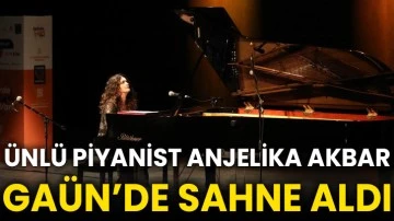 Ünlü Piyanist Anjelika Akbar GAÜN’de sahne aldı