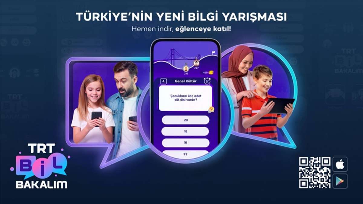 Yeni nesil bilgi yarışma uygulaması 'TRT Bil Bakalım' kullanıma sunuldu