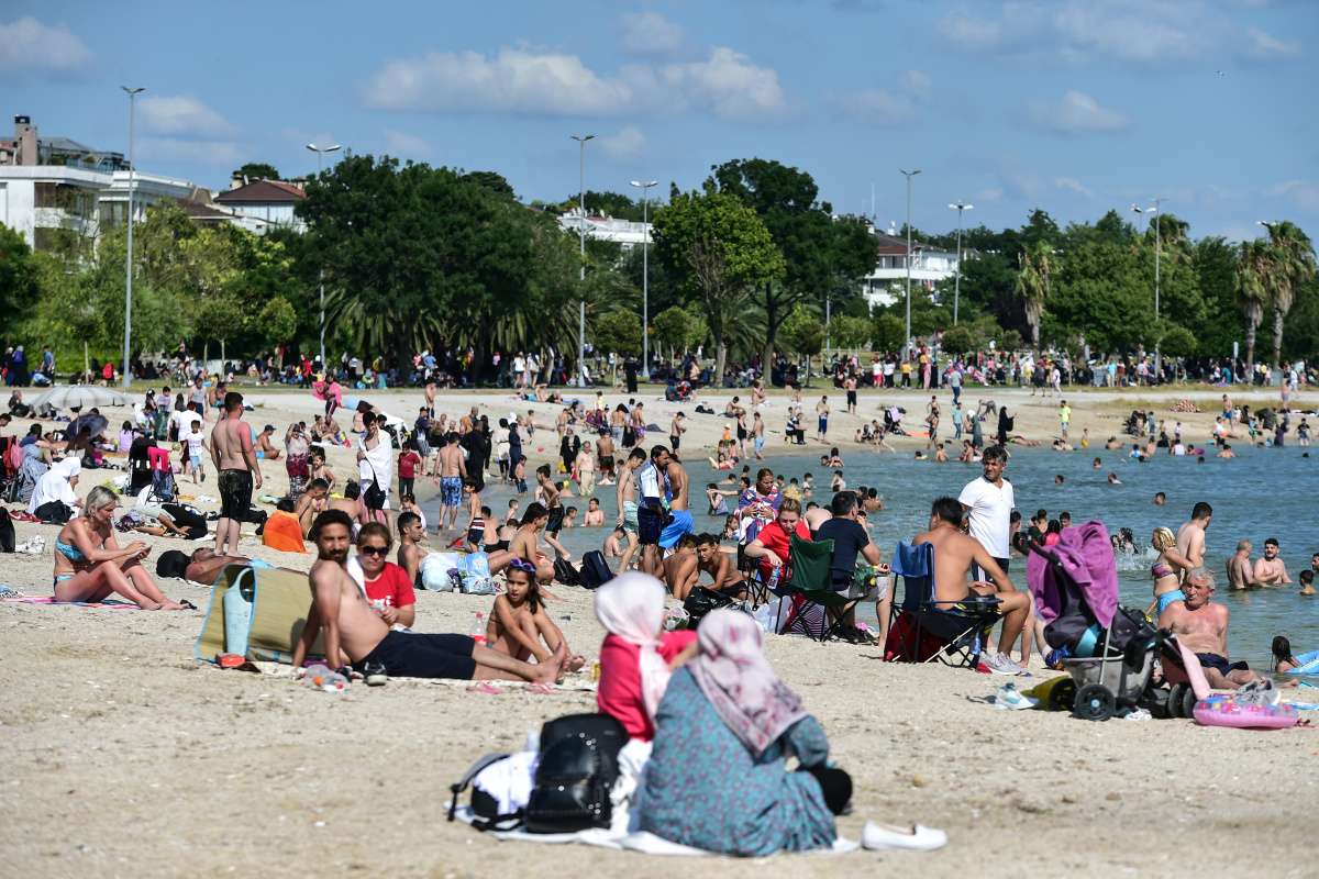 Yeşilköy sahilinde bayramın son günü yoğunluk yaşandı