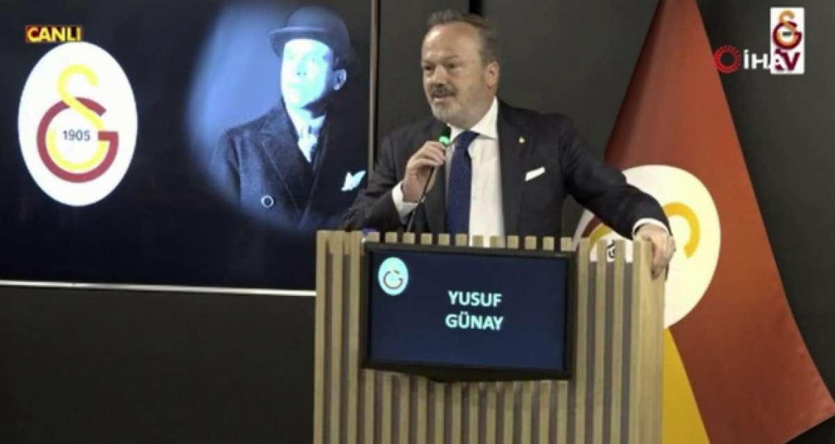 Yusuf Günay: 'Biz daha iyi bir Galatasaray'ı devretmenin mutluluğunu yaşıyoruz'