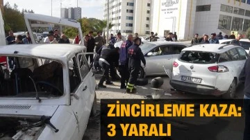 Zincirleme kaza: 3 yaralı