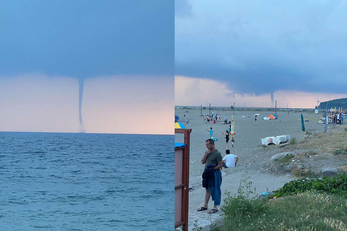 Zonguldak'ta hortum paniği